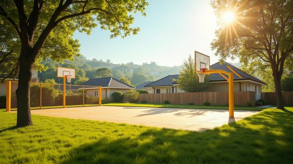 Aménagement d'un terrain de basket : dimensions et solutions pratiques